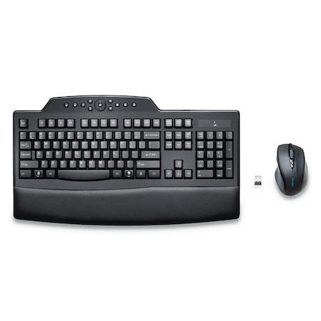 KENSINGTON Keyboard, Wireless, Desktop, Black 72403